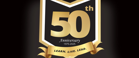 50th Anniversary. Learn. Live. Lead.